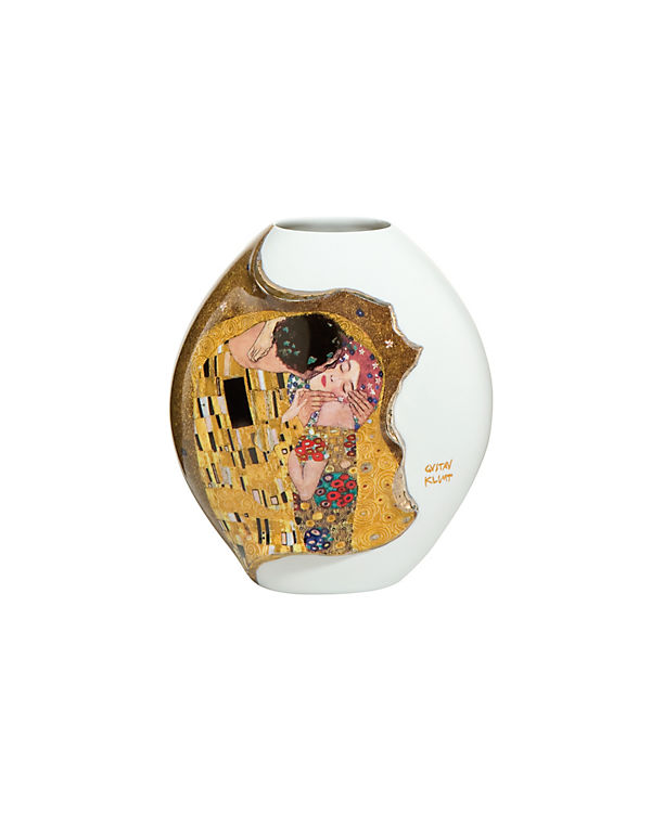 Goebel Vase Gustav Klimt – Der Kuss bunt | 04005169305313 Goebel Vase Gustav Klimt – Der Kuss bunt | 04005169305313
