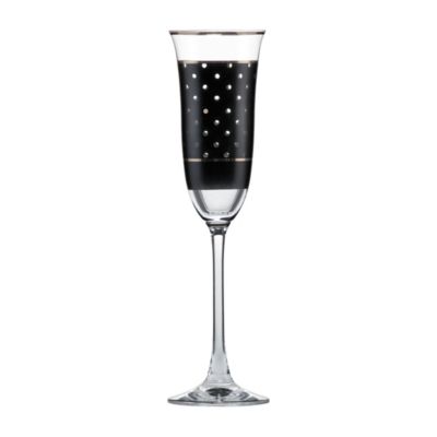 Goebel Sektglas Maja von Hohenzollern – Design Dots schwarz/weiß | 04005169315329