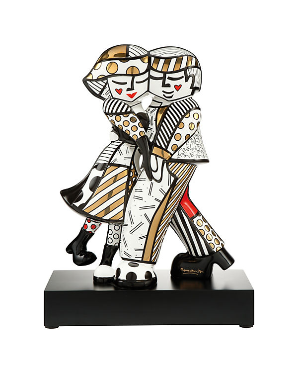 Goebel Figur Romero Britto – Golden Cheek to Cheek bunt | 04005169331664 Goebel Figur Romero Britto – Golden Cheek to Cheek bunt | 04005169331664