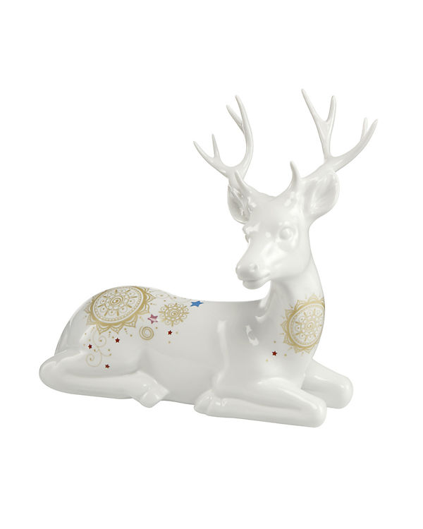 Goebel Figur Mandala – Hirsch liegend bunt | 04005169332753 Goebel Figur Mandala – Hirsch liegend bunt | 04005169332753