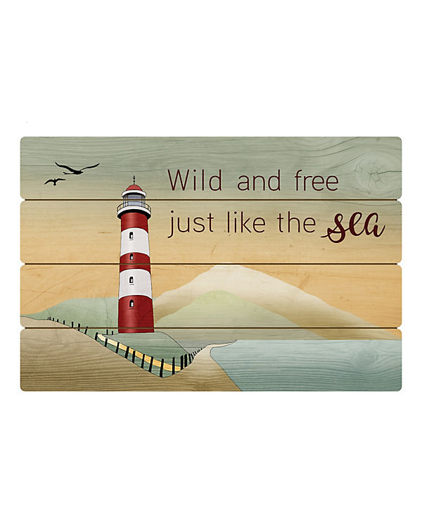 Goebel Wandbild Lighthouse / Wild and free bunt Gr. one size | 04005169328879 Goebel Wandbild Lighthouse / Wild and free bunt Gr. one size | 04005169328879