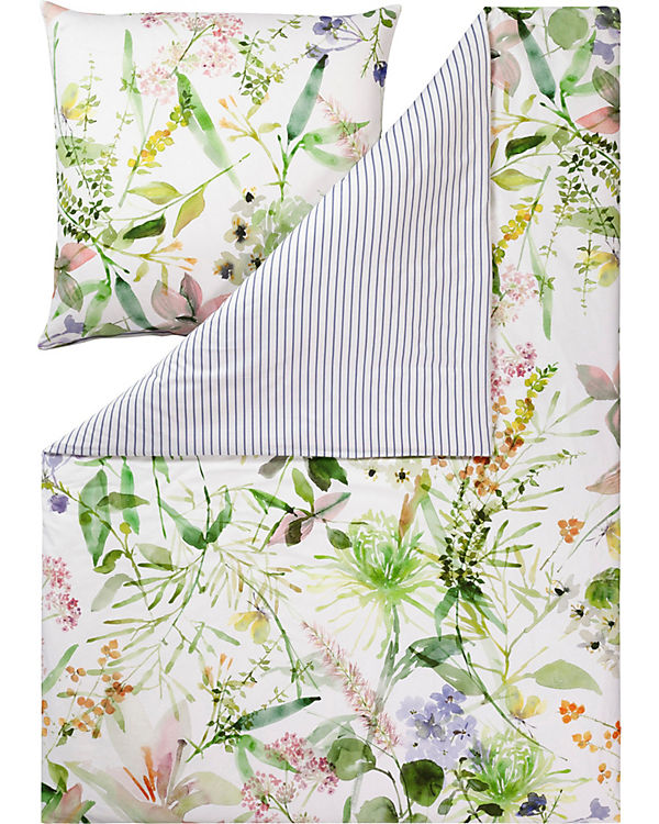 Estella „Wendebettwäsche „“Summer““ Mako-Satin“ bunt Gr. 200 x 220 + 80 x 80 | 04053912390918 Estella „Wendebettwäsche „“Summer““ Mako-Satin“ bunt Gr. 200 x 220 + 80 x 80 | 04053912390918