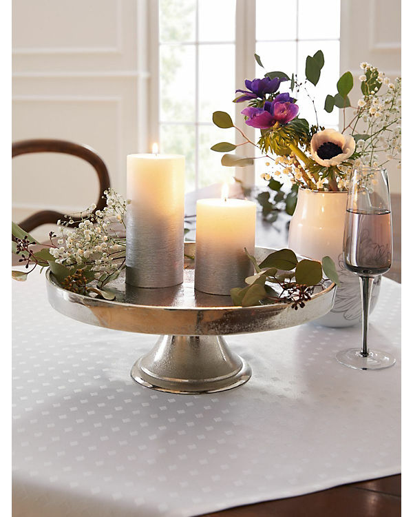 HOME Living „Bundle TischDeko Set „“Silbersamt““ 4tlg. Tischdecken“ mehrfarbig | 04250637812040 HOME Living „Bundle TischDeko Set „“Silbersamt““ 4tlg. Tischdecken“ mehrfarbig | 04250637812040