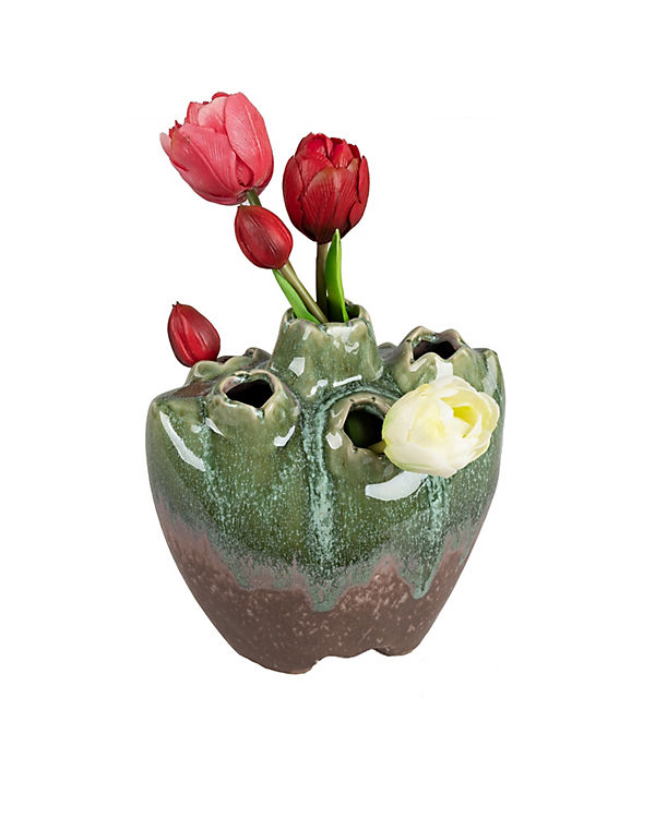 Lochvase Tulpen Keramik bunt Erwachsene | 04025809001221 Lochvase Tulpen Keramik bunt Erwachsene | 04025809001221