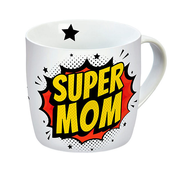 Tasse Super Mom Comic 300ml Tassen
