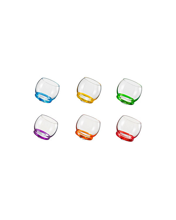 BOHEMIA Selection CRAZY Stamper 60 ml 6er Set Schnapsgläser bunt | 08593401842994 BOHEMIA Selection CRAZY Stamper 60 ml 6er Set Schnapsgläser bunt | 08593401842994
