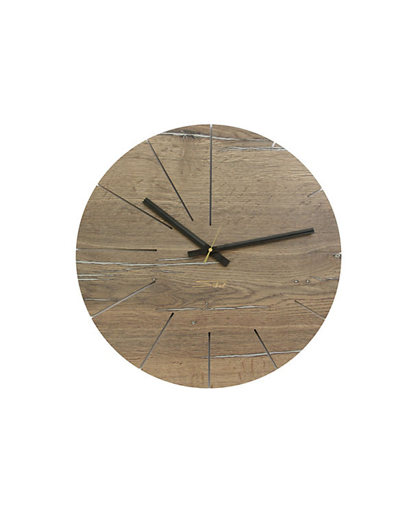 SIBAL Design.Home „Wanduhr Uhr „“Solaris““ (50cm Durchmesser)“ braun/silber | 04260732337300 SIBAL Design.Home „Wanduhr Uhr „“Solaris““ (50cm Durchmesser)“ braun/silber | 04260732337300