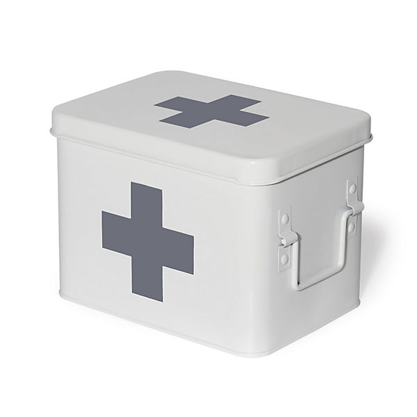 Medizin Box Metall Klein(22x16x16 cm)