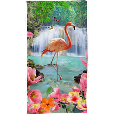 Strandtuch "Flamingo", 100x180cm