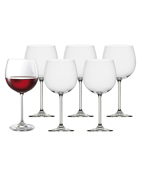 BOHEMIA Selection Natalie Burgunderkelch 570 ml 6er Set Rotweingläser transparent | 08593405366694 BOHEMIA Selection Natalie Burgunderkelch 570 ml 6er Set Rotweingläser transparent | 08593405366694