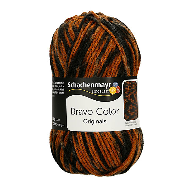 Handstrickgarne Bravo Color, 50g tiger color