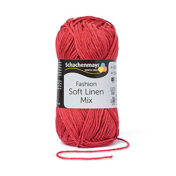 Handstrickgarne Soft Linen Mix, 50g Rost