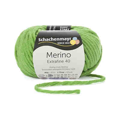 Handstrickgarne Merino Extrafine 40, 50g Apple Green