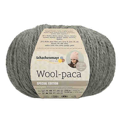 Handstrickgarne Wool-paca, 150g Charcoal