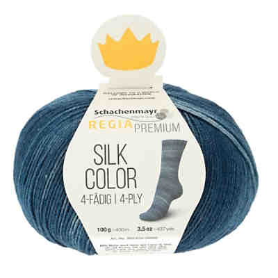 Handstrickgarne Premium Silk Color, 100g Jeans