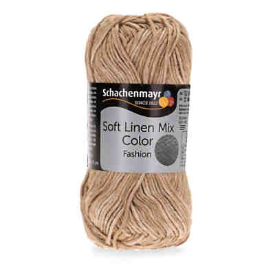 Handstrickgarne Soft Linen Mix Color, 50g Leinen