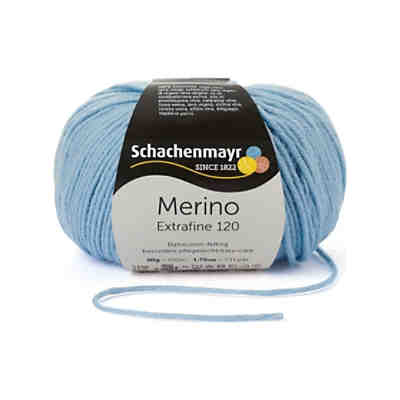 Handstrickgarne Merino Extrafine 120, 50g Baby Blue