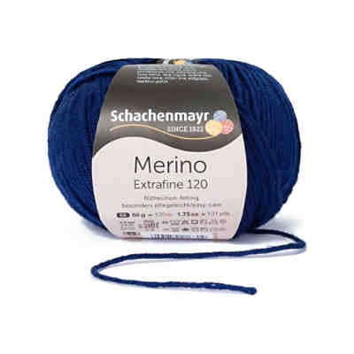 Handstrickgarne Merino Extrafine 120, 50g Deep Blue