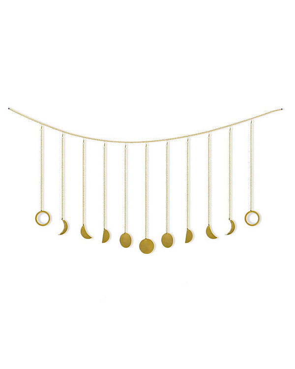 natuli Mondphase Girlande Metall Mond Stern gold | 00090373472603 natuli Mondphase Girlande Metall Mond Stern gold | 00090373472603