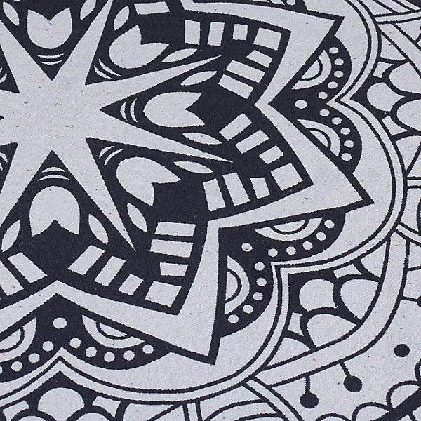 Runder Teppich im Mandala-Design