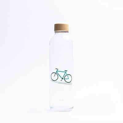 Trinkflasche aus Glas 0,7l Go Cycling