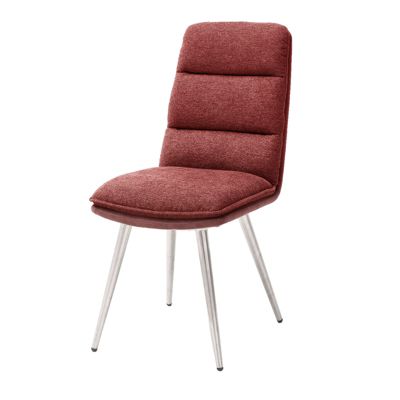 MÖBEL IDEAL Polsterstuhl Fida Olive 2er Set 46 x 68 x 97 silber | 04260631541082