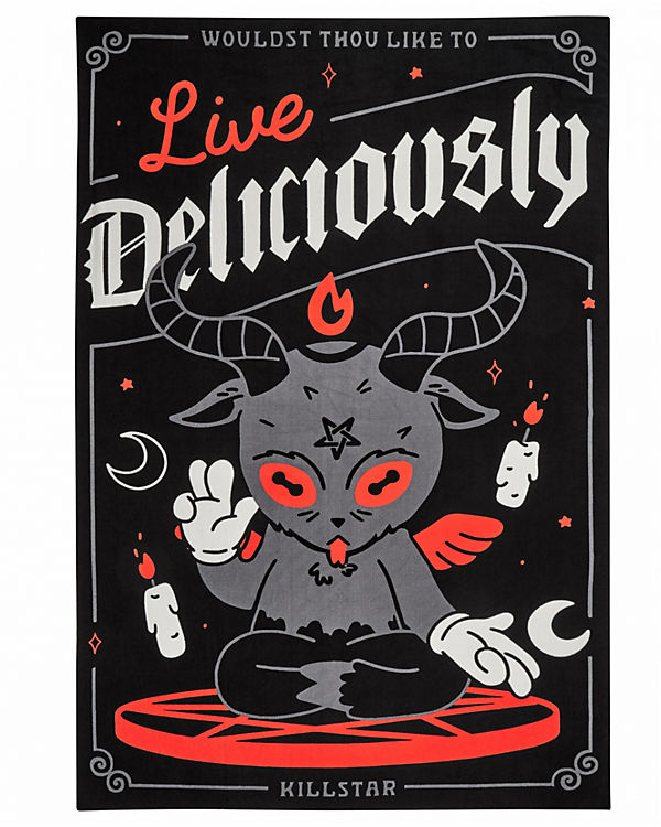Deliciously Bade & Strandtuch von KILLSTAR Dekoobjekte schwarz | 04251680568229 Deliciously Bade & Strandtuch von KILLSTAR Dekoobjekte schwarz | 04251680568229