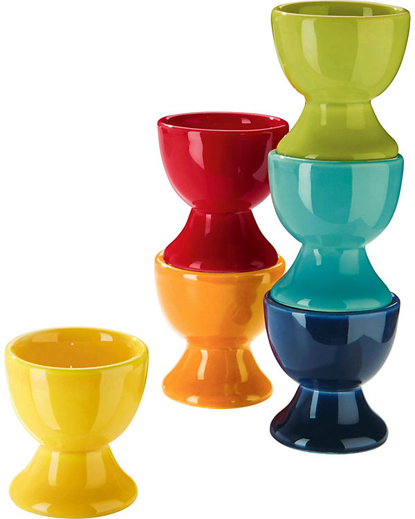 Erwin Müller Eierbecher 6er-Pack Foria bunt | 04062671201212 Erwin Müller Eierbecher 6er-Pack Foria bunt | 04062671201212