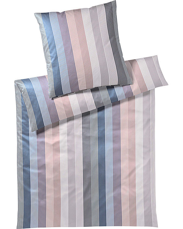 Elegante „Bettwäsche „“Brillant““ Interlock-Jersey“ rosa/blau Gr. 155 x 200 + 80 x 80 | 04029058952099 Elegante „Bettwäsche „“Brillant““ Interlock-Jersey“ rosa/blau Gr. 155 x 200 + 80 x 80 | 04029058952099