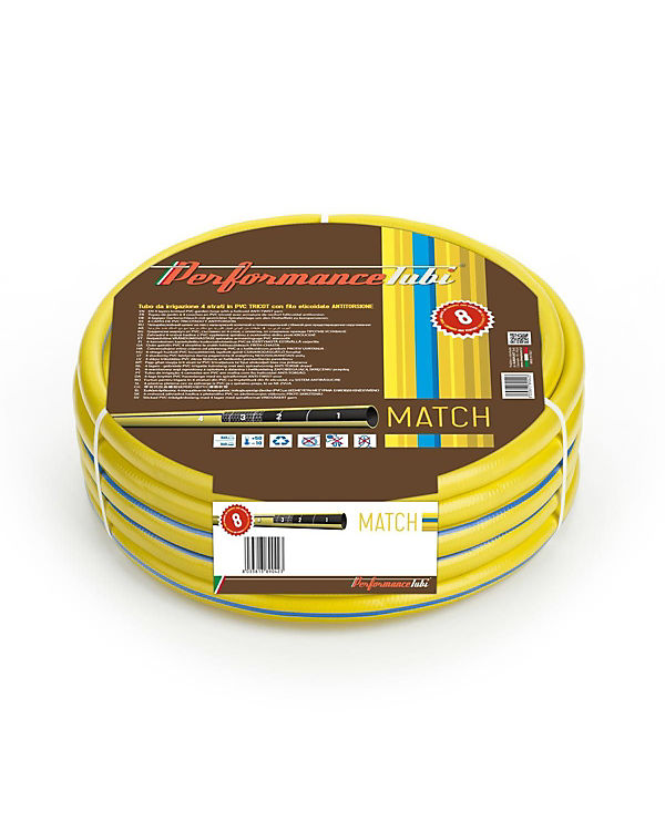 Almaplast „Gartenschlauch Match (PVC) – 1/2″“ (50 m) Temperatur- Algen & UV-Beständig“ blau/gelb | 08033813890416 Almaplast „Gartenschlauch Match (PVC) – 1/2″“ (50 m) Temperatur- Algen & UV-Beständig“ blau/gelb | 08033813890416