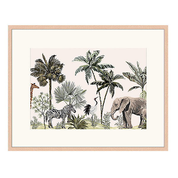 Wandbild Tiere des Dschungels
