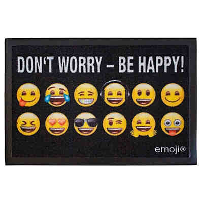 Türmatte Emoji Don´t worry be Happy