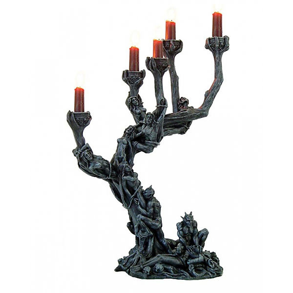Gothic Kerzenständer - Baum der verlorenen Seelen Partydeko