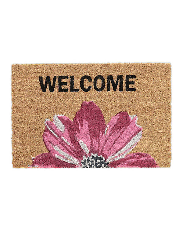 relaxdays „Kokos Fußmatte „“Welcome“““ rosa/natur | 04052025434380 relaxdays „Kokos Fußmatte „“Welcome“““ rosa/natur | 04052025434380