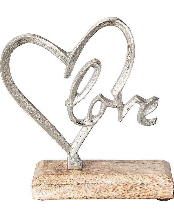 „Deko-Herz „“Love“““ silber | 04064118023913 „Deko-Herz „“Love“““ silber | 04064118023913