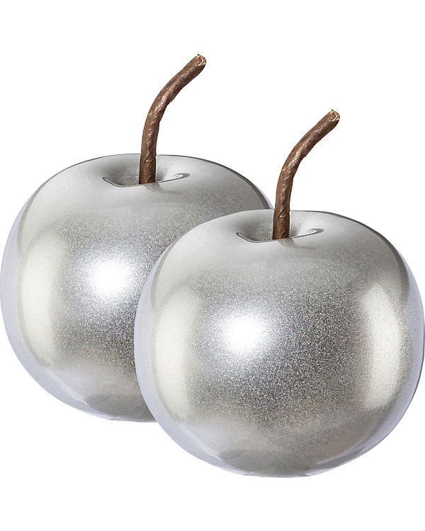„Figur „“Apfel““ 2er-Pack“ silber | 04064118920649 „Figur „“Apfel““ 2er-Pack“ silber | 04064118920649