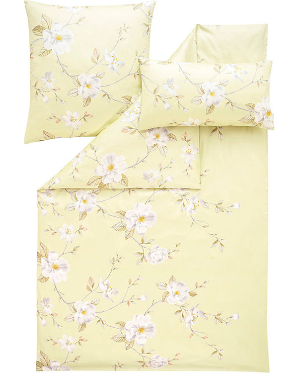 Estella „Bettwäsche „“Anisa““+ Gratis-Kissenbezug Mako-Satin“ gelb Gr. 155 x 220 + 40 x 80 + 80 x 80 | 04053912396996 Estella „Bettwäsche „“Anisa““+ Gratis-Kissenbezug Mako-Satin“ gelb Gr. 155 x 220 + 40 x 80 + 80 x 80 | 04053912396996