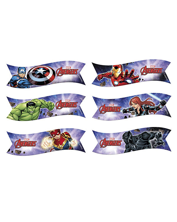 deKora Essbare Flaggen im Avengers Design, 6 Stück | 08435599747869 deKora Essbare Flaggen im Avengers Design, 6 Stück | 08435599747869
