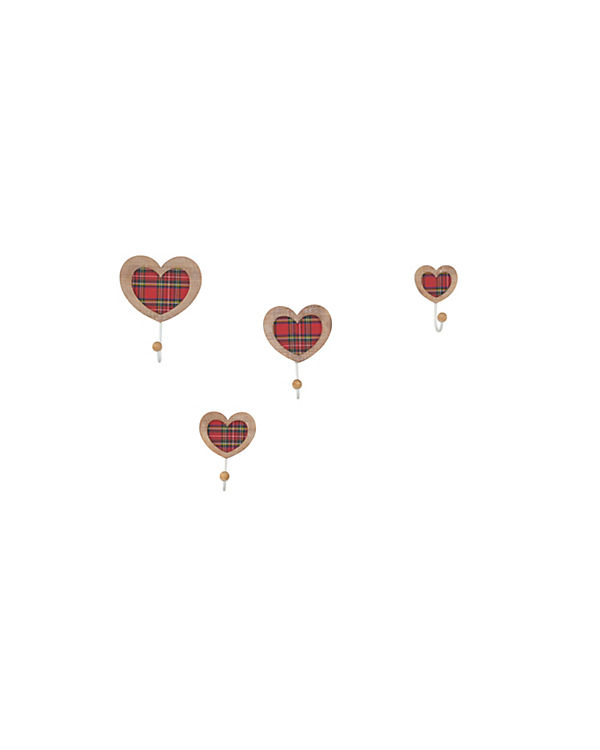 Haken-Set (4tlg.) Herz rot | 04046884070278 Haken-Set (4tlg.) Herz rot | 04046884070278