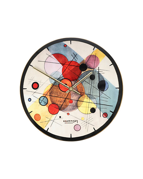 Goebel Wanduhr Wassily Kandinsky – Kreise im Kreis bunt | 04005169356919 Goebel Wanduhr Wassily Kandinsky – Kreise im Kreis bunt | 04005169356919