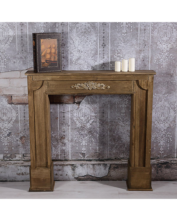 Mucola Kaminkonsole Dekokamin Kaminverkleidung Holz Kaminzubehör Deko Attrappe Shabby braun | 04250357328630 Mucola Kaminkonsole Dekokamin Kaminverkleidung Holz Kaminzubehör Deko Attrappe Shabby braun | 04250357328630