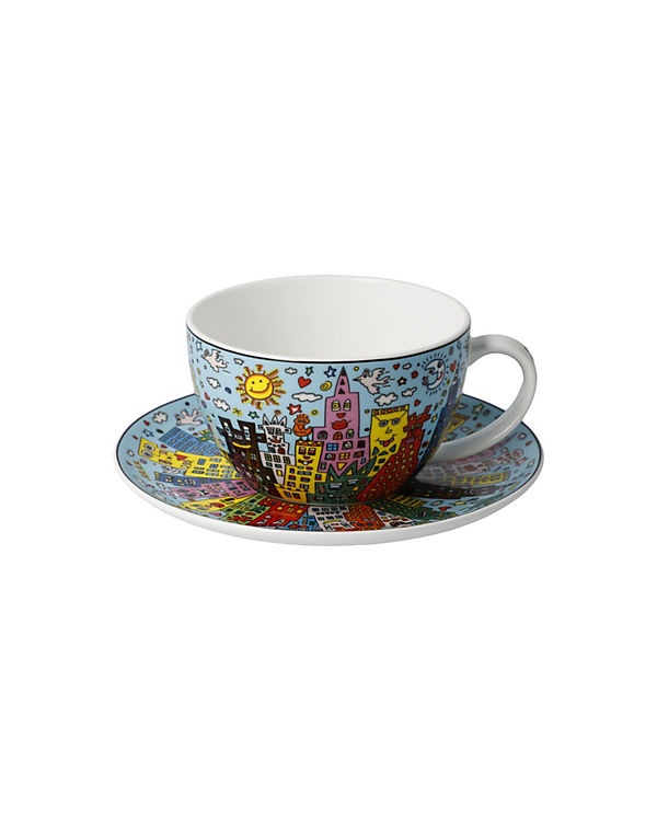 Goebel „Tee-/ Cappuccinotasse James Rizzi – „“My New York City Day“““ bunt | 04005169339295 Goebel „Tee-/ Cappuccinotasse James Rizzi – „“My New York City Day“““ bunt | 04005169339295