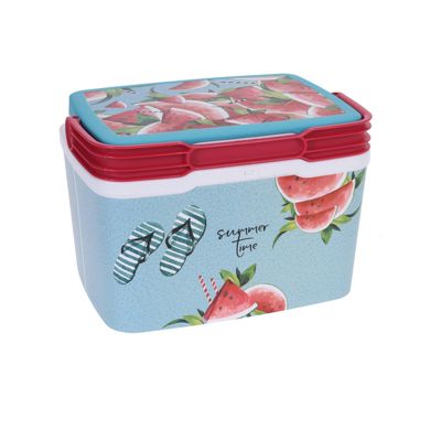 HTI-Living Kühlbox 5 Liter Sommerobst blau | 04250648922400