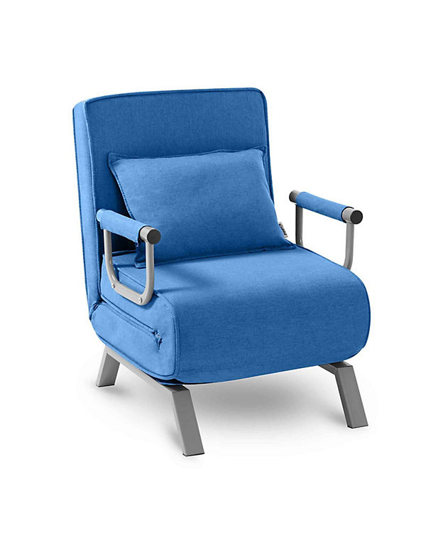 Makika Schlafsessel Schlafsofa TED 3in1 – Bettfunktion blau | 04260595753040 Makika Schlafsessel Schlafsofa TED 3in1 – Bettfunktion blau | 04260595753040