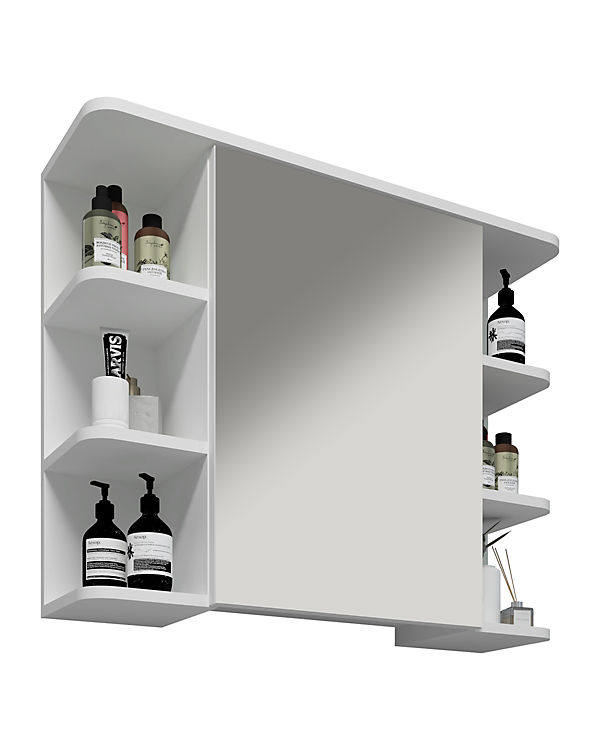 VCM Badspiegel Wandspiegel Hängespiegel Spiegelschrank Badezimmer Ablage Nilosi weiß | 04051814421952 VCM Badspiegel Wandspiegel Hängespiegel Spiegelschrank Badezimmer Ablage Nilosi weiß | 04051814421952