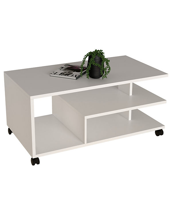 VCM Holz Beistelltisch Couchtisch Sofatisch Wohnzimmertisch Rollen rollbar Ralus weiß | 04051814421938 VCM Holz Beistelltisch Couchtisch Sofatisch Wohnzimmertisch Rollen rollbar Ralus weiß | 04051814421938