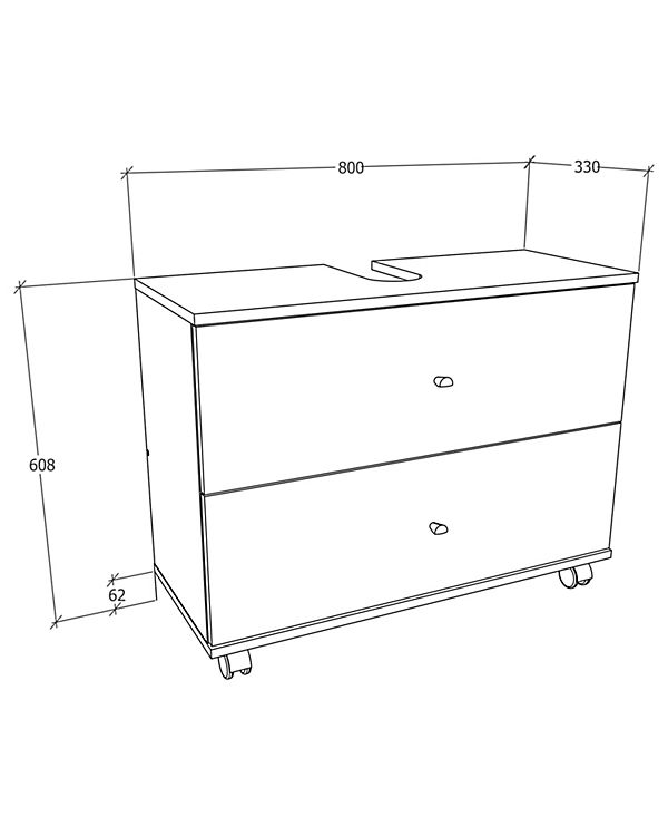 VCM Breit Badmöbel Badunterschrank Waschbeckenunterschrank Rollen Schublade Nilosi L weiß | 04051814422058 VCM Breit Badmöbel Badunterschrank Waschbeckenunterschrank Rollen Schublade Nilosi L weiß | 04051814422058