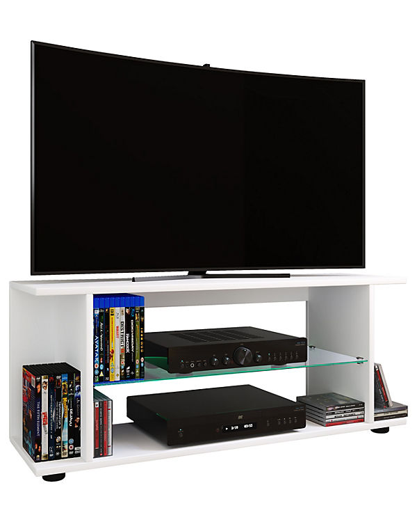VCM Holz TV Lowboard Fernsehschrank Konsole Fernsehtisch Fernseh Glas Expalo XL weiß | 04051814418372 VCM Holz TV Lowboard Fernsehschrank Konsole Fernsehtisch Fernseh Glas Expalo XL weiß | 04051814418372