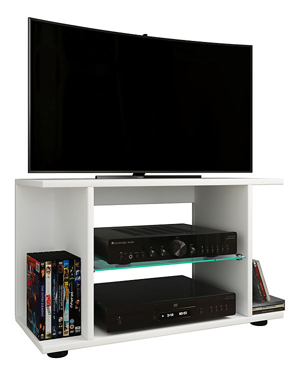 VCM Holz TV Lowboard Fernsehschrank Konsole Fernsehtisch Fernseh Glas Expalo L weiß | 04051814418341 VCM Holz TV Lowboard Fernsehschrank Konsole Fernsehtisch Fernseh Glas Expalo L weiß | 04051814418341