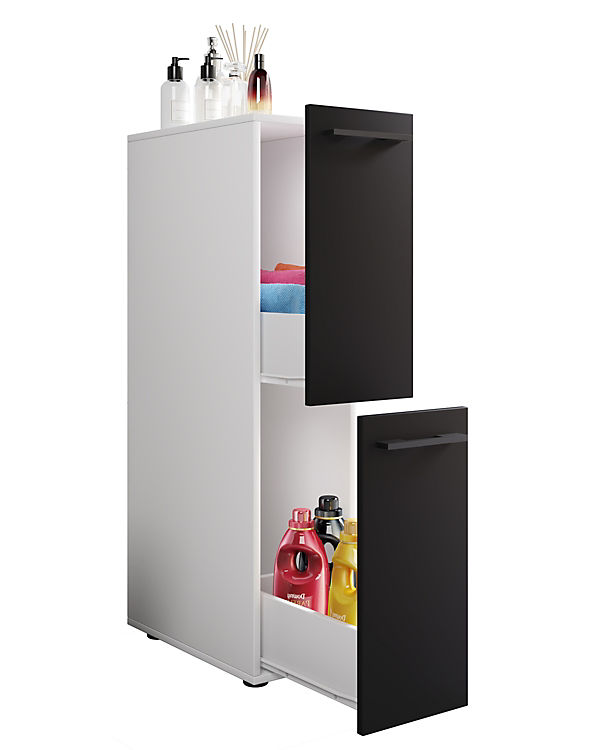 VCM Badmöbel Nischenschrank Raumteiler Badschrank Midischrank Schublade Sadilo L weiß-kombi | 04051814418112 VCM Badmöbel Nischenschrank Raumteiler Badschrank Midischrank Schublade Sadilo L weiß-kombi | 04051814418112